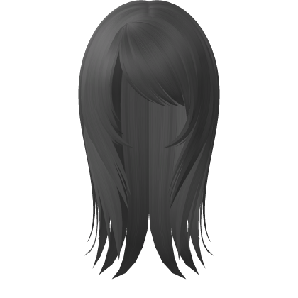 ☆ fatal emo doll messy straight hair grey