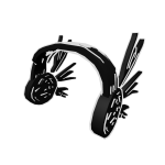 Black Scribblephones