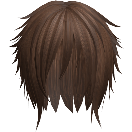 Layered Model Hair White Brown Roblox item