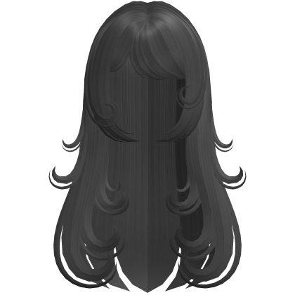 Adorable Grey Swirly Long Messy Hair Roblox item