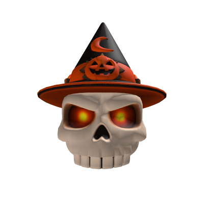 Halloween Wizard Skull