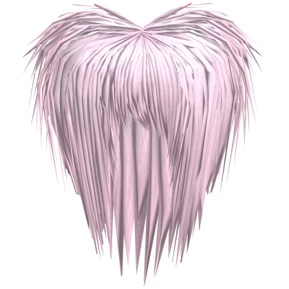teased pastel light pink scene razor cut hair Roblox item