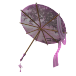 Chinese Pink Oil-Paper Umbrella
