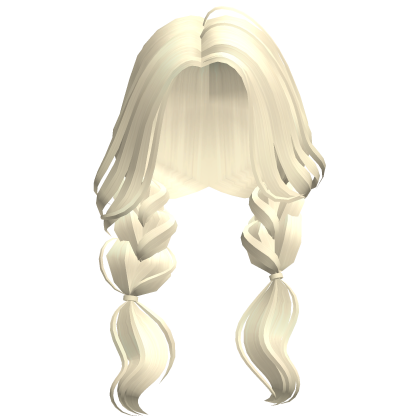 Fairy Princess Preppy Low Braids (Pastel Blonde) Roblox item