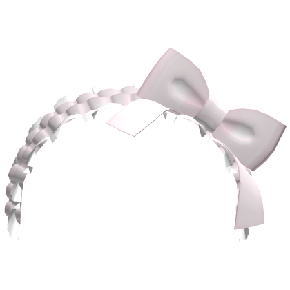♡ : pretty light pink big bow headband