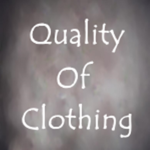 Quality Of Clothing ツ