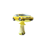 2005 Yellow Ford Focus
