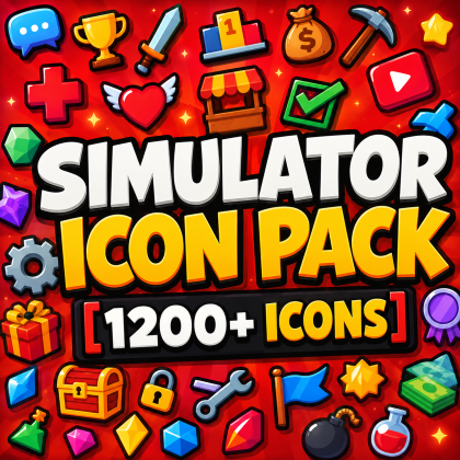 Ultimate Game UI Icon Pack - 1200+ Icons