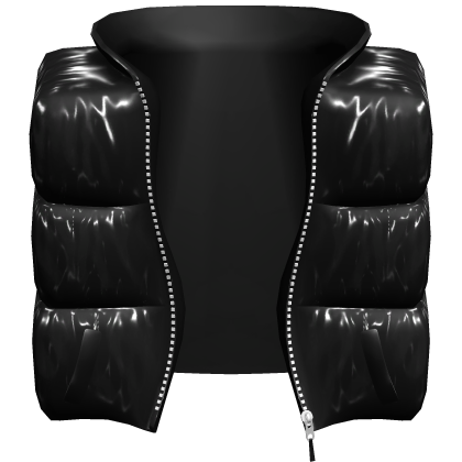 Puffer Vest Jacket Shiny Black [1.0] thumbnail