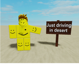 Just Driving in desert