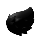 Big fluffly messy bunny tail (Black)