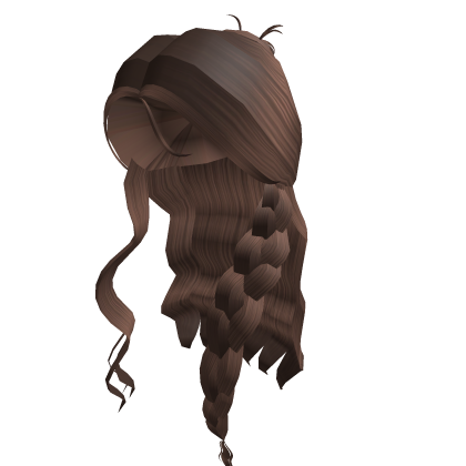 Brown Wavy Girl Hair Roblox item
