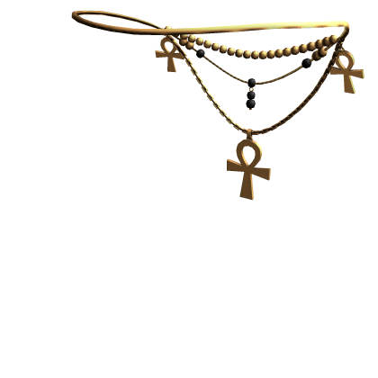 Golden Egyptian Ankh Necklace