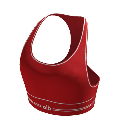 Gym Crop top red