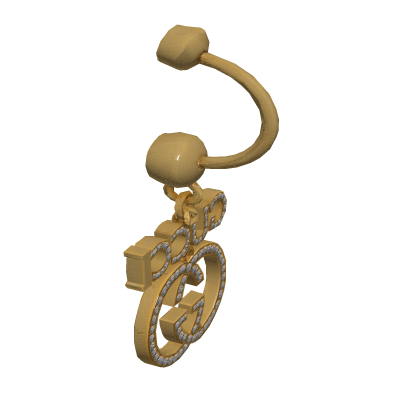 Gold Navel Ring 