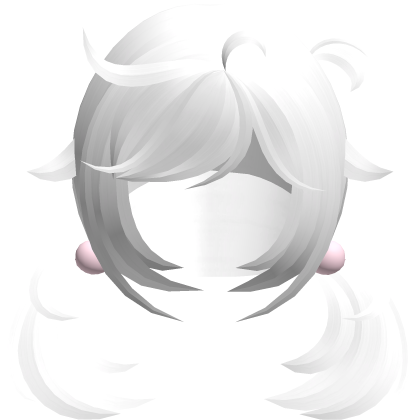 white wispy cute tweencore pigtails