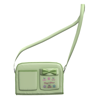 pastel green cutecore tween crossbody bag Roblox item