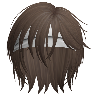 Anime Bandaged Warrior Boy Hair (Brown) Roblox item