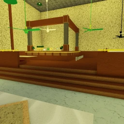 ceiling fans in a restaurant icon