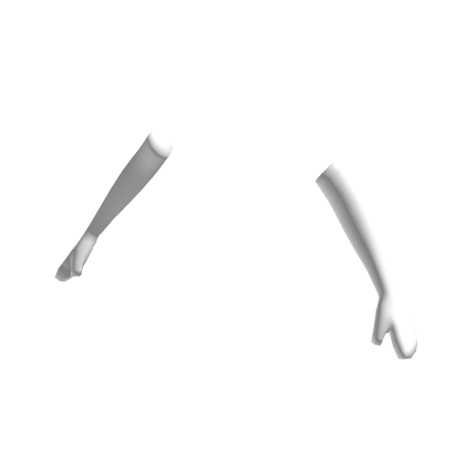 White Minimalist Latex Arm Sleeves Cyber Goth