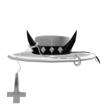 Monochrome Gambler's Hat