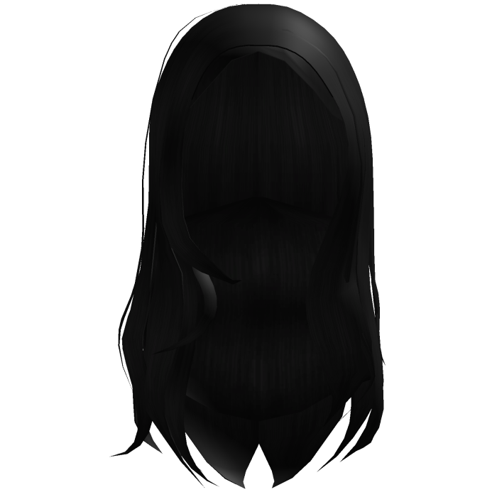 Black Silky Long U Cut