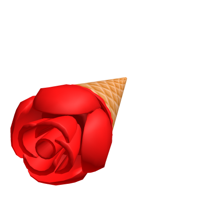 Red Rose Ice Cream (Hand-held)