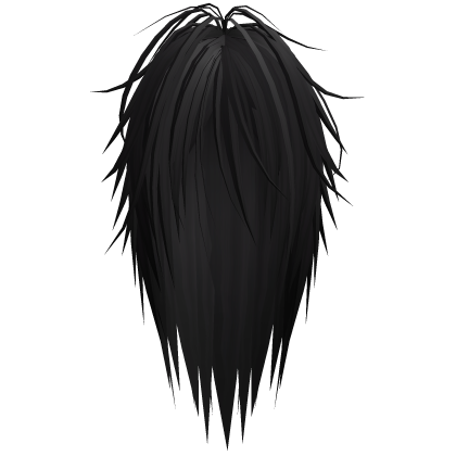 Long Vkei Moe Messy Hair (Black)