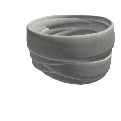 Bone White Face Bandage Blindfold Wrap