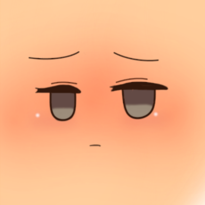anime face Roblox decal