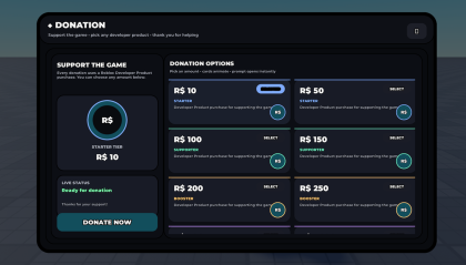 Donation GUI preview 1