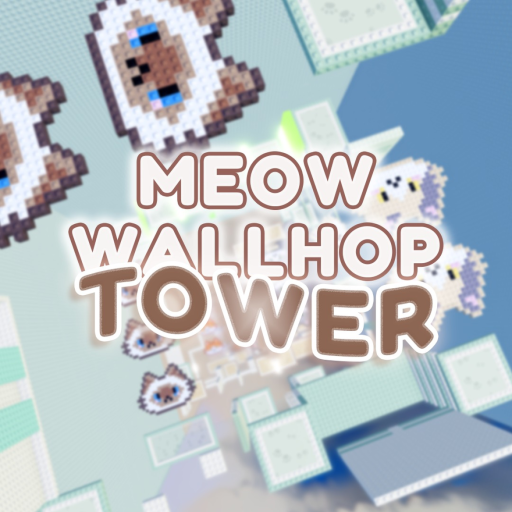 Meow Wallhop Tower official Roblox game thumbnail