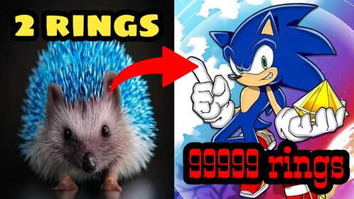 Blue Hedgehog Rings Simulator