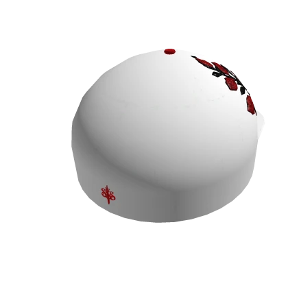 S$S Ruby Vine White Backwards Cap | Roblox Item - Rolimon's