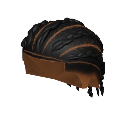 Braided Black Cornrows | Roblox Item - Rolimon's