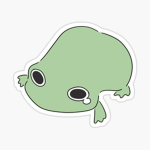 Sad frog's