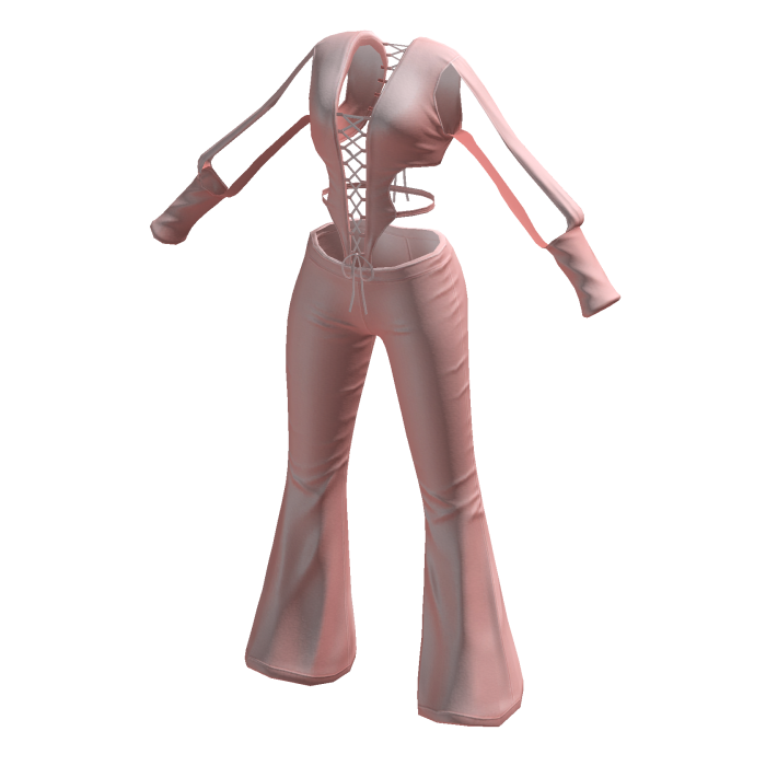 aprelle Y2k Long Sleeved Bodysuit Blush