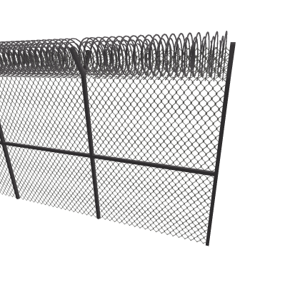 Tall Barbed Wire Fence