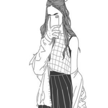 A girl Roblox decal