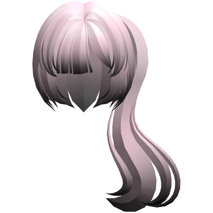 moe thick long fluffy side pony pink black Roblox item