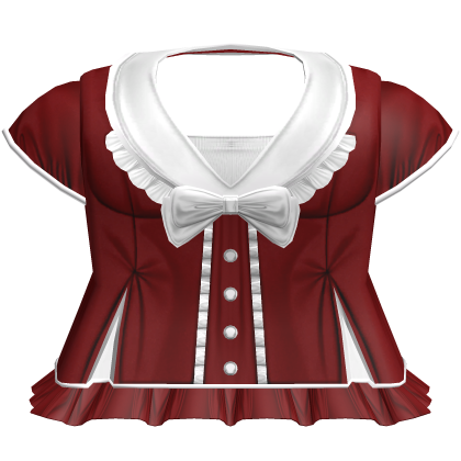 Gothic Princess Doll Ribbon Dress In Red Roblox item