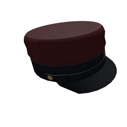 Red Golden Formal Cap