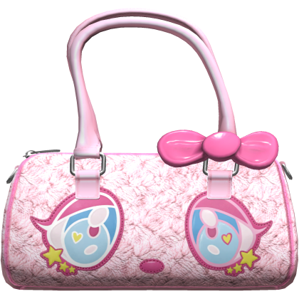 Kawaii Anime Eyes Shoulder Bag in Pink
