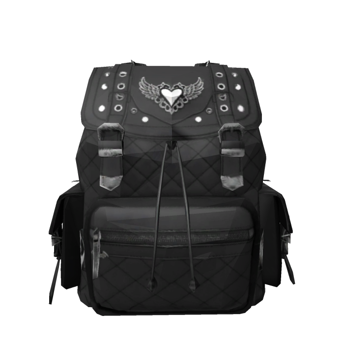 ⋆ Y2k Streetwear Backpack (BLACK)