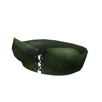 Goth Leather Top Green