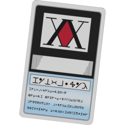 Hunters License Front Badge