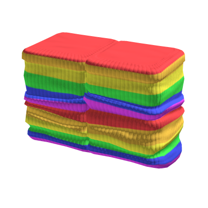 Short Rainbow Leg Warmers 3.0