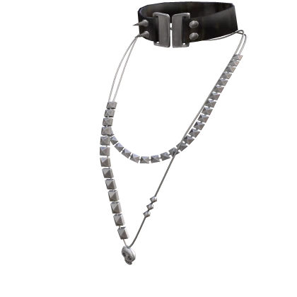 Y2K Spike Riot-necklace[fendudu] | Roblox Item - Rolimon's