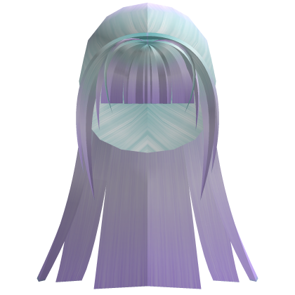 pastel goth long ponytail hair w bangs Roblox item