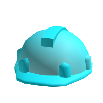 Cyan Gradient Hard Hat Recolor (Addon)
